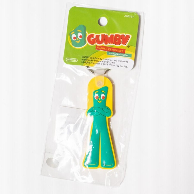 ラバーキーホルダー ガンビー RUBBER KEY HOLDER GUMBY アメリカ