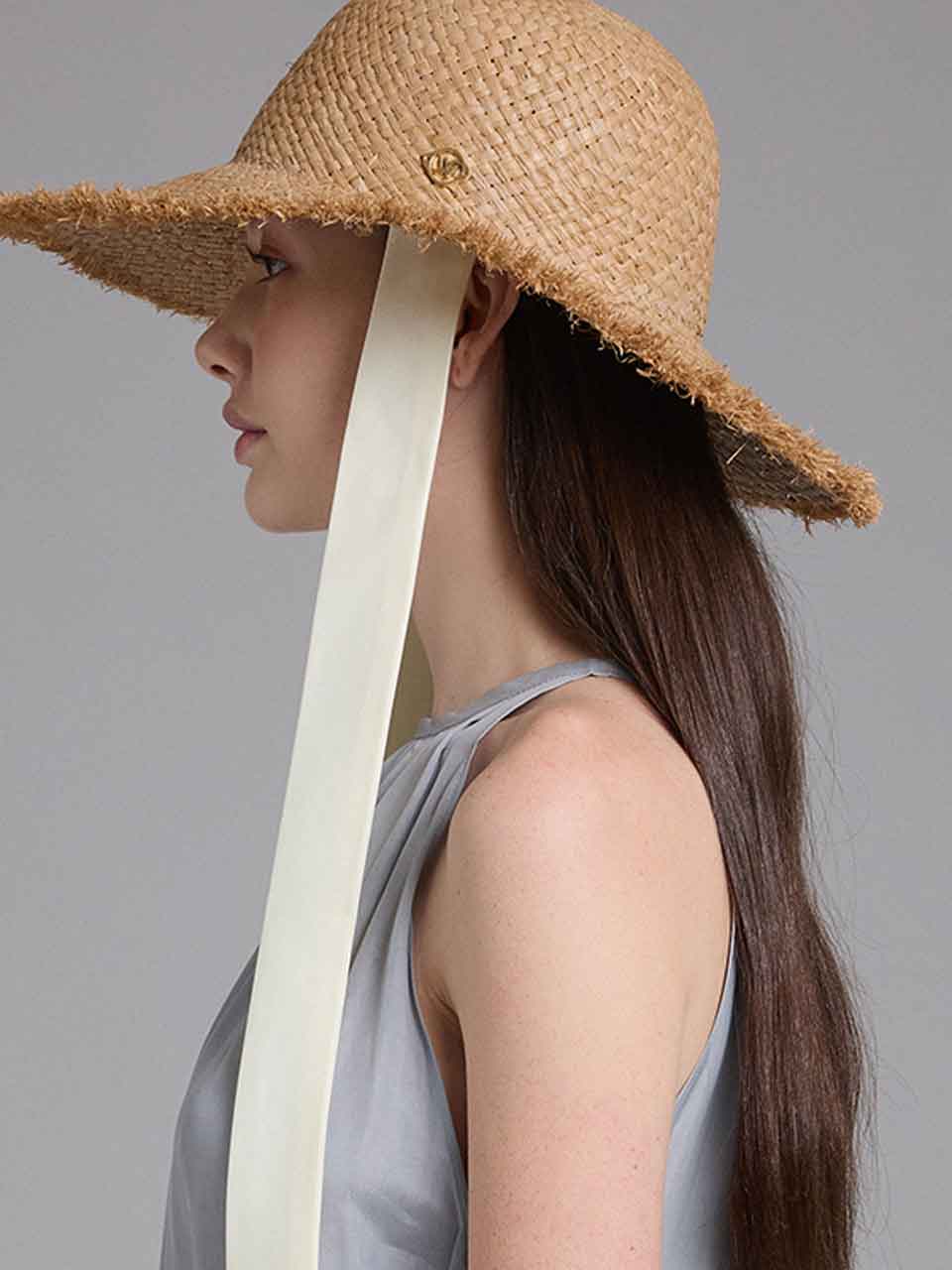 Strap Raffia Hat Dianne (4 Colors)