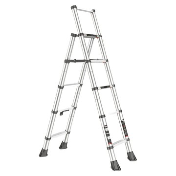鎂多力 伸縮梯子鋁合金人字梯 五層梯 1.4m + 1.7m  49 x 13 x 62cm  1個