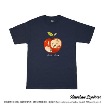 American Explorer 美國探險家 印花T恤(客製商品無法退換) 圓領 美國棉 T-Shirt 獨家設計款 棉質 短袖 -蘋果屋