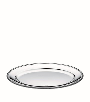 Christofle Silver-Plated Malmaison Oval Platter