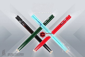 優質台灣精品 iSBN i-301 Carniva 5A 胡桃木爵士鼓鼓棒(藍色/綠色/黑色/紅色)【唐尼樂器】