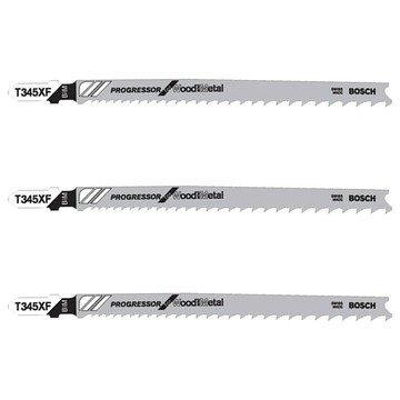 BOSCH 博世 台灣公司貨 線鋸片 T345XF  3支