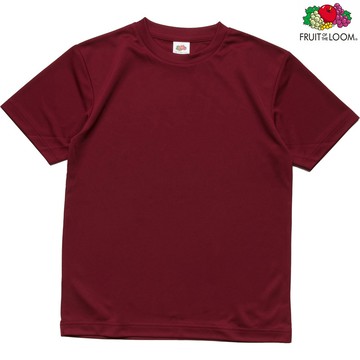 FRUIT OF THE LOOM 水果牌 DY9000 WE 吸濕排汗 4.1OZ 素T 短T (酒紅)