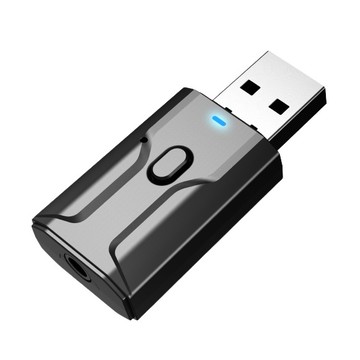 【台灣出貨】2合1藍牙AUX音源接收器 藍芽發射器 USB+AUX雙輸出功能 藍牙立體聲 汽車/音箱/喇叭