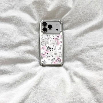 翅膀小狗適用蘋果17手機殼iPhone16promax膚感15水凝殼14/13/12女