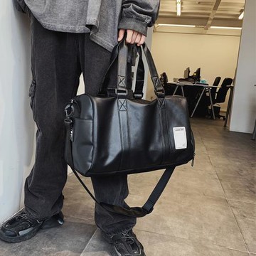 手提包男士健身包學生運動背包男款單肩包挎包旅行包女出差行李袋