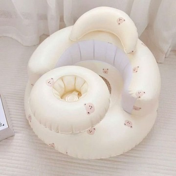 ✅【👶多功能訓練坐椅】學坐嬰兒兒童座椅 坐墊寶寶多功能 餐椅訓練摺疊設計 充氣沙發坐椅款 育兒必備推薦 台灣出貨