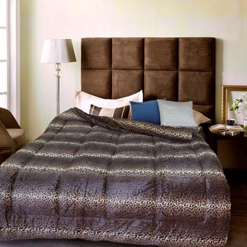 【Victoria】時尚豹紋超柔浪漫毯被