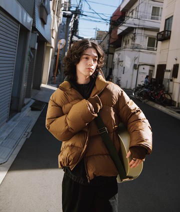 云和面包 復古白鴨絨羽絨服