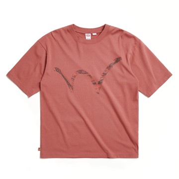 EDWIN｜COOL FLEX｜男裝｜大W裂紋寬版短袖T恤