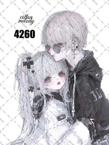 original sticker no.4260 人物貼紙 原創貼紙 原創人物貼紙 裝飾貼紙 cotton melody