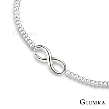 GIUMKA-珠珠手鍊-925純銀-小無限