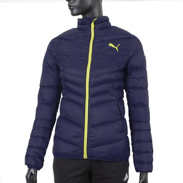 Puma Keepheat 女 羽絨外套 可摺收 亞洲版 保暖 冬季 輕量 立領 深藍 [59044706]