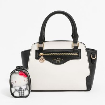 Hello Kitty - Arnold Palmer - 手提包附長背帶  Monochrome Play系列 - 黑色