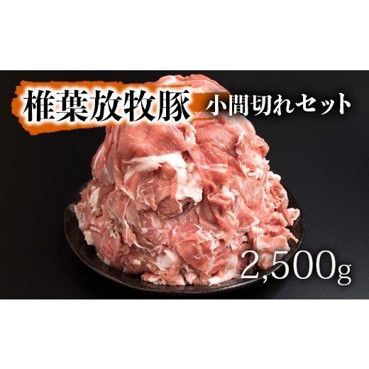 椎葉放牧豚 こま切れセット 2500g 日本三大秘境のお肉 2.5kg