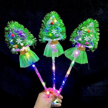 🎉🎉新款發光聖誕節魔法棒兒童玩具氣氛節日閃光禮品玩具夜市擺攤