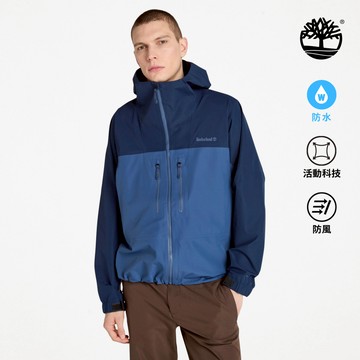 男款藍色Caps Ridge防水機能外套|A41SFA0J