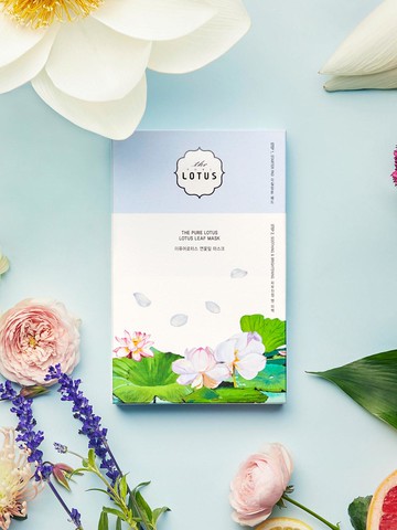 Lotus Leaf Mask Soothing And Whitening 5 sheets