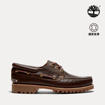 男款棕色經典三孔帆船鞋|30003214