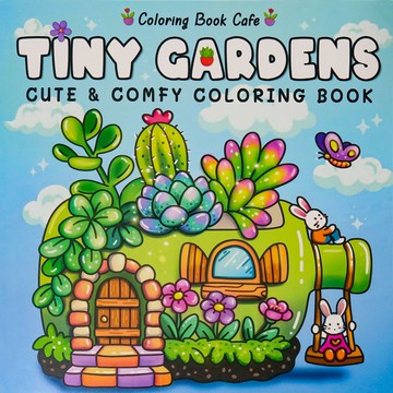 跨境新品怪獸系列 Spooky Cutie Coloring Book Paperback 繪圖本【益三和】可開發票