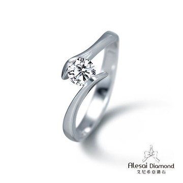 Alesai 艾尼希亞鑽石 30分 D/VVS1 鑽戒 3EX車工 培育鑽石