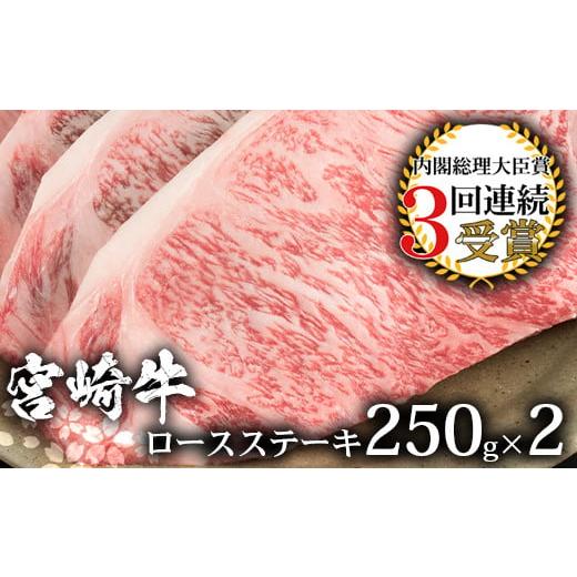 ふるさと納税 宮崎県 椎葉村 受賞歴多数!! 宮崎牛 ロースステーキ 250g×2