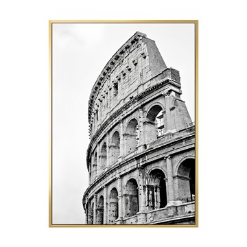 羅馬競技場  40 x 30cm  金色