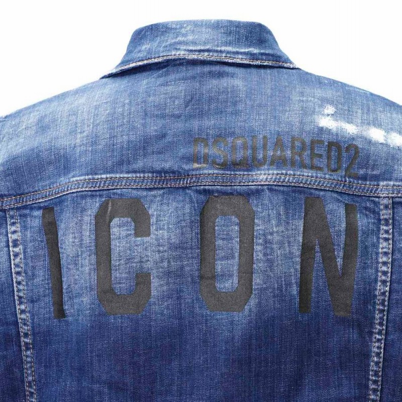 ディースクエアード DSQUARED2 デニムジャケット ICON DAN JEAN JACKET ブルー メンズ  s79am0045-s30342-470 | LINEブランドカタログ