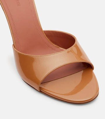 Amina Muaddi Elodie 90 patent leather mules