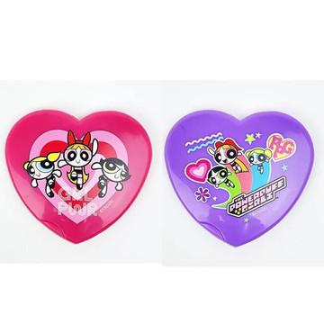 小禮堂 飛天小女警 造型鏡梳組 (愛心款)