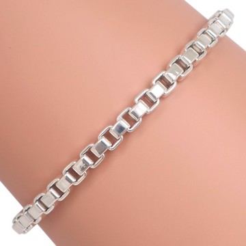 [日本直送] Tiffany & Co. 威尼斯手鍊 925銀約 15.3 克 男女通用 [二手]