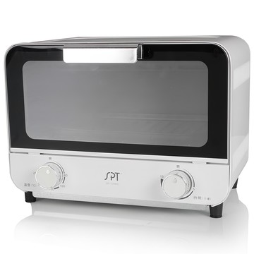 尚朋堂 雙旋鈕小烤箱  9公升大容量  750W快速加熱  抽取式集屑盤  運動式烤網  SO-539AG  1個