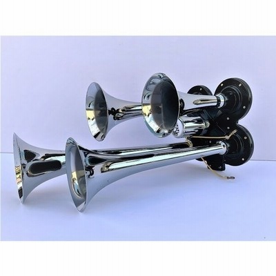 4連型 37cm 24v ヤンキーホーン エアーホーン ｈ バイク トラック 積載車 アメ車 デコトラ ハッカー ダンプ カー用品 車載機器 通販 Lineポイント最大get Lineショッピング