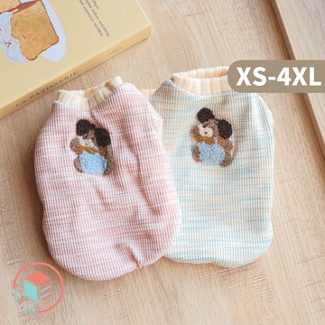 【CUBE】雲染熊 ｜XS-4XL 刷毛寵物衣服 狗狗貓咪秋冬衣｜小～中大型犬衣服 貓衣服 狗狗衣服｜貴賓／柴犬／柯基
