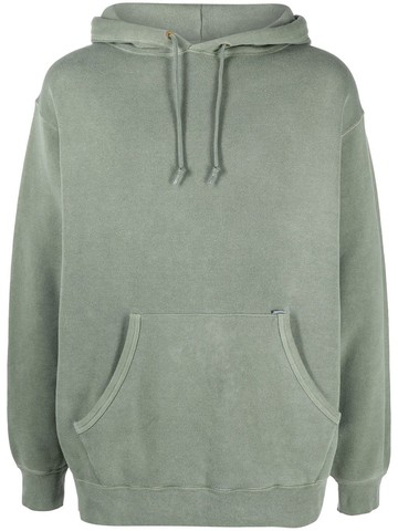 WTAPS - drawstring-fastening hoodie - unisex - Cotton - XL - Green