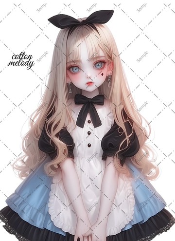 原創貼紙 no.644 人物貼紙 原創貼紙 人物貼紙 女孩貼紙 原創人物貼紙