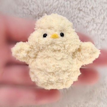 小雞 小型體型娃娃玩偶 可加吊飾 別針 可客製改色 手作毛線 寵物