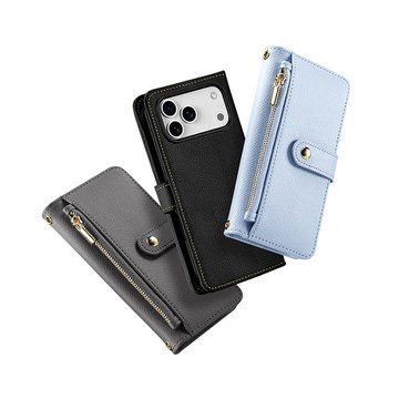 DUX DUCIS iPhone 18 Pro系列(共用17Pro系列) LAWA 二合一錢包側翻皮套藍色-17/18 Pro Ma
