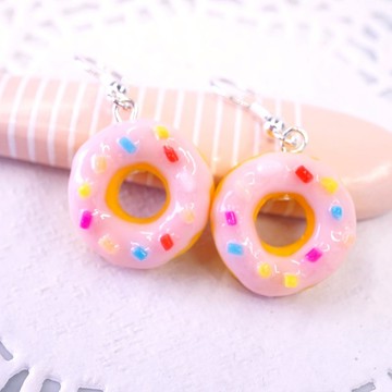 Playful Design 櫻花甜甜圈耳環