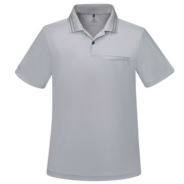 男款ATUNAS-TEX短袖POLO(A2PS2533M灰/透氣/快乾排汗)