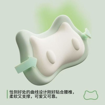 💺【加高加厚人體工學護腰靠墊】辦公室座椅腰部支撐神器｜久坐工位腰枕｜高密度記憶棉＋可調節綁帶 坐再久腰也不空虛痠痛