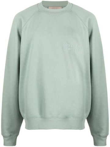 FEAR OF GOD ESSENTIALS - crew-neck sweatshirt - men - Cotton/Polyester - XXL - Green