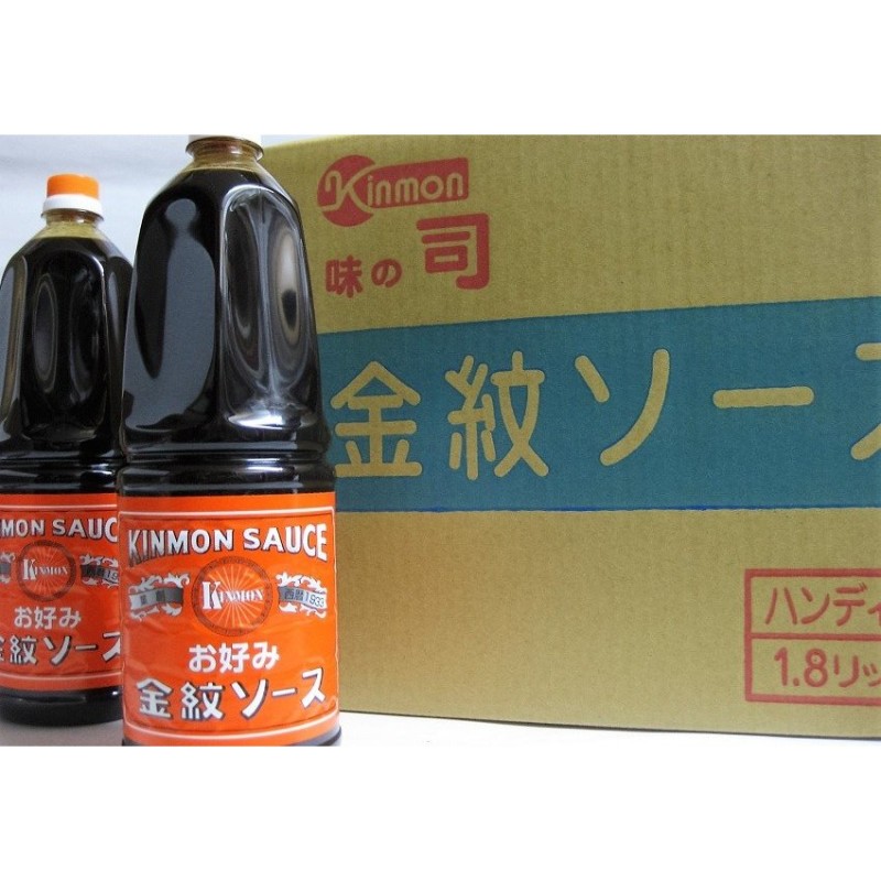 ケース販売 業務用として有名 金紋（きんもん）ソース お好み焼きソース 1800mlペット X 8本 株式会社金紋ソース本舗（大阪市旭区） 【大阪地 ソース】 通販 LINEポイント最大0.5%GET | LINEショッピング