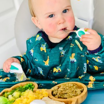 doddl 英國 人體工學嬰幼兒學習餐具3件組 - 多款可選