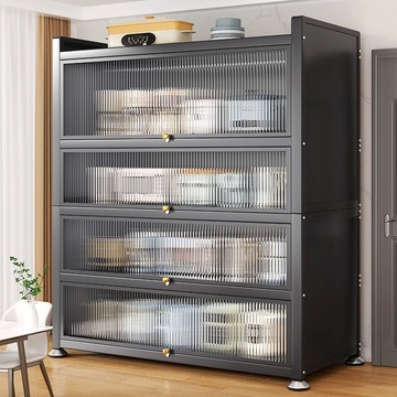 廚房置物架落地多層櫃子儲物櫃碗櫃收納櫃多功能置物櫃櫥櫃餐邊櫃