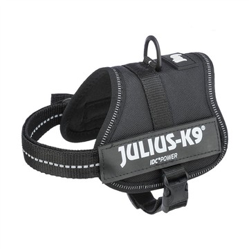 Trixie 寵物用品 馬鞍型彈力胸背帶-黑 2XS/Baby 2: 33-45 cm (TX150001)