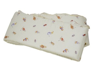 FoxwoodTales狐狸村傳奇 高級精梳棉床護圈 (一般中床適用)-米色【悅兒園婦幼生活館】