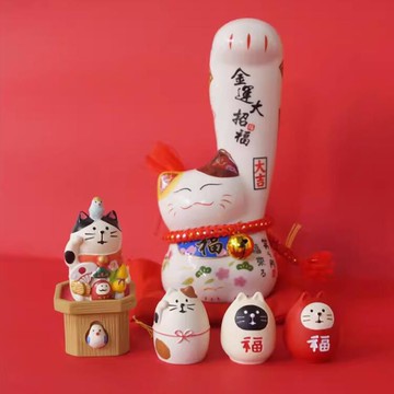 【招財貓的家】一拳舉高高招財貓存錢筒【CAT065】AUG14｜3款  開店 居家 開運 好友 生日禮 喬遷〔現貨〕