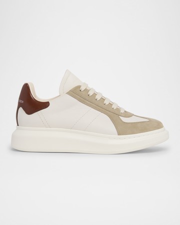 Men's Oversized Leather Low-Top Sneakers